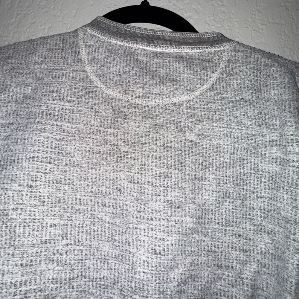 Phoenix Suns Vintage Sweatshirt Pullover Pro Edge Grey Henley Style Button Large - Picture 9 of 10